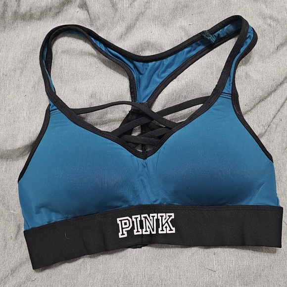 Set of 3 PINK Sports Bras - Picture 2 of 13